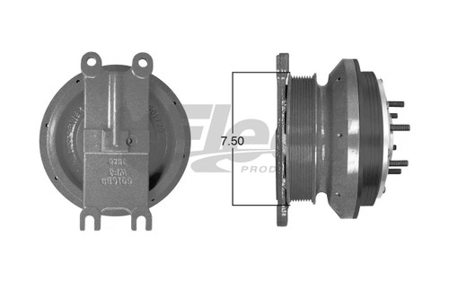 KB799302X Drivemaster fan clutch, reman Sterling truck Mercedes MBE900, 8PK pulley, 2.56" pilot, Horton 799302 replacement. KB799302X Drivemaster fan clutch, reman Sterling truck Mercedes MBE900, 8PK pulley, 2.56" pilot, Horton 799302 replacement.