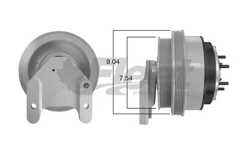 KB799327X Horton Drivemaster reman fan clutch for Western Star with Caterpillar C15/C16 ACERT, dual pulley 7.54"/9.04", OE-fit cooling. KB799327X Horton Drivemaster reman fan clutch for Western Star with Caterpillar C15/C16 ACERT, dual pulley 7.54"/9.04", OE-fit cooling.