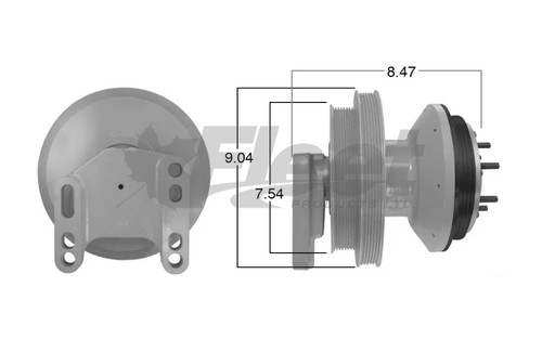 KB799103X | Drivemaster Fan Clutch for Peterbilt/CAT 3406/C15/C16