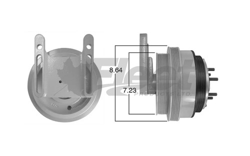 KB799346X Horton Drivemaster fan clutch for Kenworth T600/T800 with Caterpillar C15/C16 ACERT engines, dual pulley, remanufactured replacement. KB799346X Horton Drivemaster fan clutch for Kenworth T600/T800 with Caterpillar C15/C16 ACERT engines, dual pulley, remanufactured replacement.