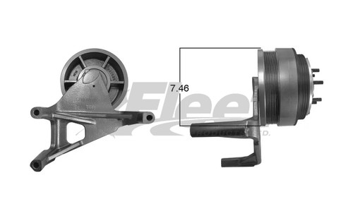 KB799455X Horton Drivemaster reman fan clutch for Sterling HX Chassis with Mercedes MBE4000, 7" pulley, 8PK, OEM replacement. KB799455X Horton Drivemaster reman fan clutch for Sterling HX Chassis with Mercedes MBE4000, 7" pulley, 8PK, OEM replacement.