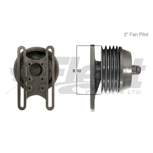 104870X FD-3 CAT fan clutch, 2.00- pilot, 8.5- pulley, spring-engaged pneumatic type, reman for Caterpillar engines 104870, 104870RX (288028, 288636)