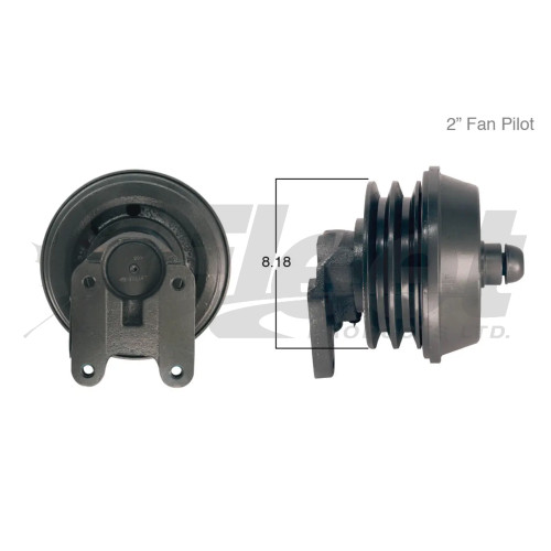 104871X FD-3 fan clutch, spring-engaged, remanufactured, for Cummins diesel trucks, replaces Horton 790002 and 104871 104871, 104871RX (288994, 288615)