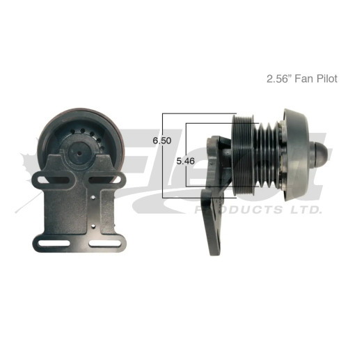 108463X FD-L CAT fan clutch, 2.56" pilot, 5.46/6.50" pulley, 108463, 108463RX, 108462, 108462RX, F3HZ8A627A FORD, F3HZ-8A627-A FORD, F3HT8A627JA FORD, F3HT-8A627-JA FORD, 791131 NAVISTAR, ZBH791131 NAVISTAR