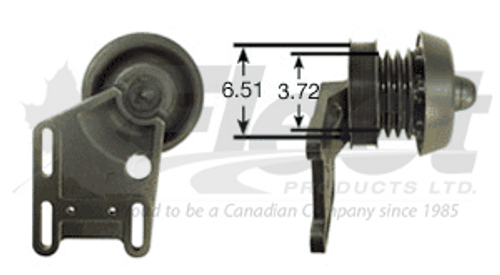 108464X FD-L CAT fan clutch with 2.56" pilot, dual pulley 3.72" and 6.51", spring-engaged for diesel truck cooling systems