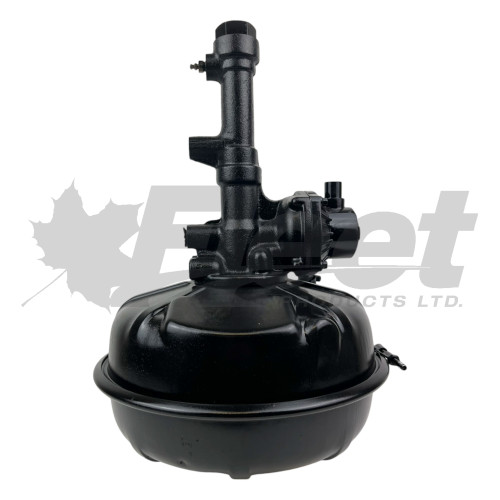 2504102x single hydrovac brake booster for heavy-duty trucks and trailers, single diaphragm, frame mount, remanufactured