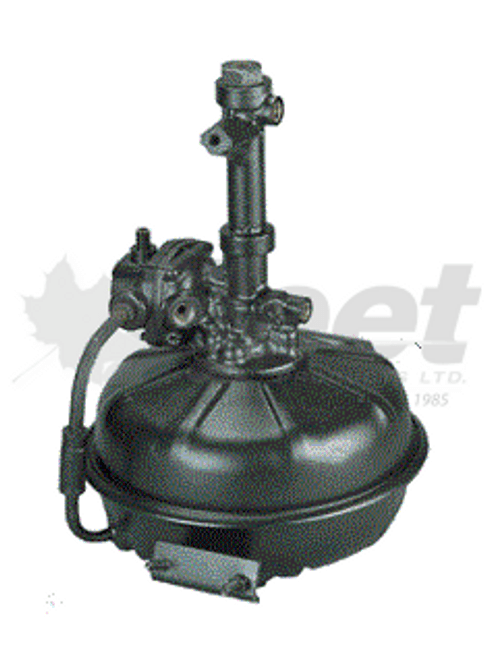 2504303 hydrovac brake booster for heavy-duty truck, 3-line single diaphragm unit, frame mount, 11-inch diameter, oe remanufactured 2504303 hydrovac brake booster for heavy-duty truck, 3-line single diaphragm unit, frame mount, 11-inch diameter, oe remanufactured