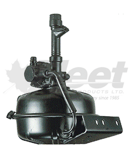 2512138X hydrovac brake booster for Ford trucks, single diaphragm, MB-3 frame mount, 12-3/4" diameter, 1/4" ports 2512138X hydrovac brake booster for Ford trucks, single diaphragm, MB-3 frame mount, 12-3/4" diameter, 1/4" ports