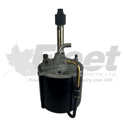 374750 piston hydrovac brake booster for trucks trailers buses tractors, 9-1/2 inch diameter, single piston, vacuum-assisted, OEM fit