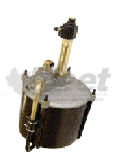 379900 piston hydrovac brake booster remanufactured for heavy-duty trucks trailers, OEM standard, master cylinder included Ford: D0TZ2005B, 2503258X, 376642, D5HZ2005A, 2512139X, 378162