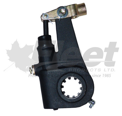 Automatic slack adjuster with 10 spline, 1 1/2" cam, 5.5" straight arm, red piston design for drive axle drum brake systems