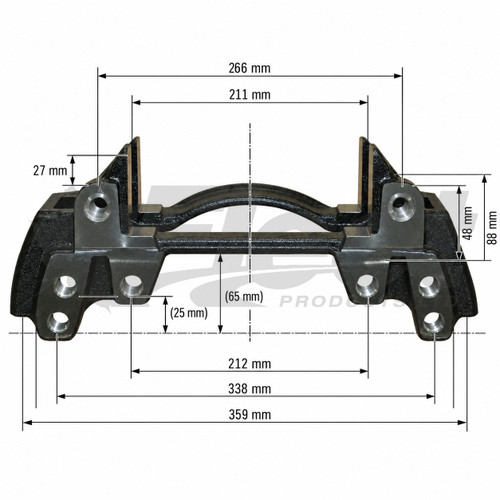 FPK802984WC-G | Air Disc Caliper - ADB22 W/Carrier RH
