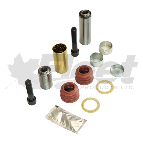 FPK10194 guide pin kit for Bendix ADB22, ADB22LT, ADB22X air disc calipers with boots, bolts, bushings, and lubricant