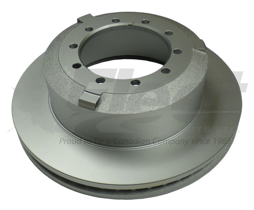 FPK123782 hydraulic brake rotor 15.364" OD, vented hat style, 10-hole, fits International TerraStar, Ford Super Duty, and Ford LCF.