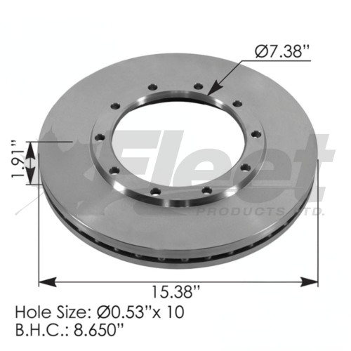 2598307C1, 2598717C91, 2599937C91, 2599937C92 | ConMet: 10019996, 10020611 | Meritor: 125937, R4483020 | Performance Friction: 390.048.20 | Euclid: E14738 | Webb: 54325P | Bendix: E12588025 | Raybestos: 680943 | NAPA: 880943 | Centric: 120.83020 | Fleetrite: FLT0700173S1 | Freightliner: PFR39004820 | Dayton Parts: 125937 | GM: 6041816C91 | Ford: 19405428, 19405429, 19405431, 19405937, 9C4Z1125A, 9C4Z1125B, 9C4Z1125C, FC4Z1125D, FC4Z2C026A, FC4Z2C026B, FC4Z2C026C | Automann: 153.125937 | Walther EMC: 0700173S1, 07-00173-S1 | SilverbackHD: 19HR996G