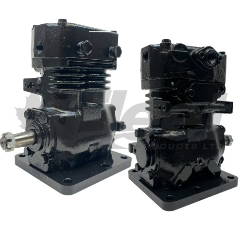 102989X TF-501 pulley drive compressor, 6-hole wide base, right inlet/outlet, flange discharge, 13.2 CFM reman unit