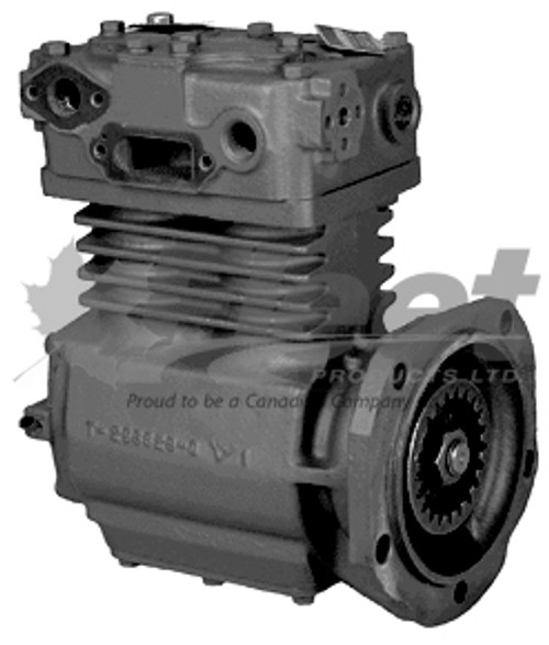 107812X TF-750 Detroit Compressor, water/air cooled, flange mount, 60-Series thru-drive, replaces 107812, 107784, 23505235