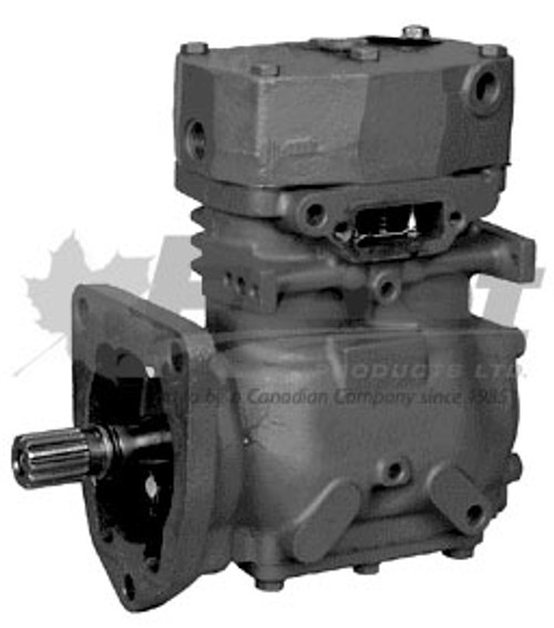 286548X TF-501 CAT flange compressor, right inlet and outlet, spline shaft, reman air brake unit for Caterpillar 286548X TF-501 CAT flange compressor, right inlet and outlet, spline shaft, reman air brake unit for Caterpillar