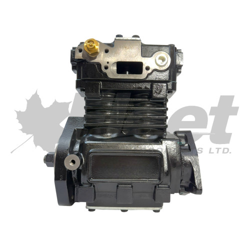 5004613X TF-550 air brake compressor for Navistar DT466/HT530, Bendix reman unit with 11-tooth tapered shaft