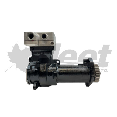 Remanufactured 9111530150X 85mm Cummins air brake compressor with extended snout, 4933564, 5286958, 5301080, 5301103, 566299, 9111530150, 9111530157, 911153015R, 9111530160