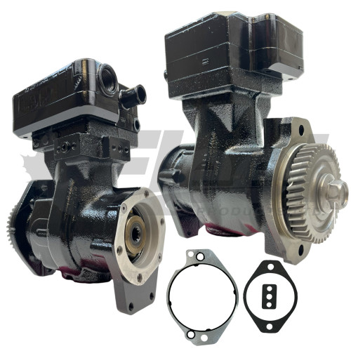 9111530207X 85MM air brake compressor for Cummins engines. OEM replacement, 13T drive, water-cooled. 9111530207, (3558163, 5473184), 9111535200X, 9111530040X, 3969114, 4933780RX, 4936219RX, 4991799, 5272928, 5286970, 5301100