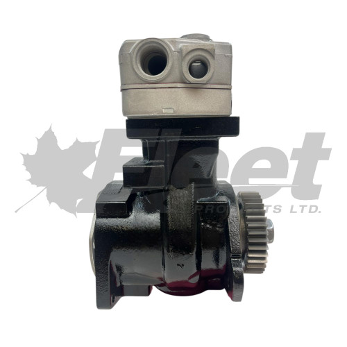 9111545100X air brake compressor, remanufactured for Cummins B-Series, 75mm SS318, flange mount, water-cooled, 15.2 CFM 3955461, 3966513, 4946291, 5286964.
