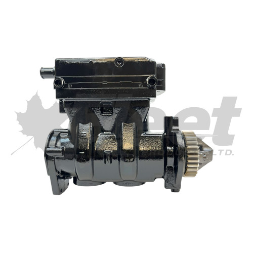 9115150200 WABCO 85MM twin-cylinder air brake compressor for Cummins ISX with 197mm flange 1650792065, 3686475, 3686476, 3687356, 3687356N, 3687357, 5663565, 9115150200, 9115150207, 9115150210