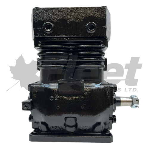 286617X TF-501 pulley drive compressor, EL1300-style base mount, threaded top outlet, left-side inlet