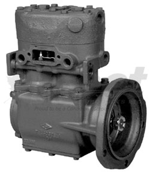 289263X TF-700 Detroit compressor, 15.5 CFM, flange mount, right inlet, top outlet, water/air cooled for Detroit Diesel