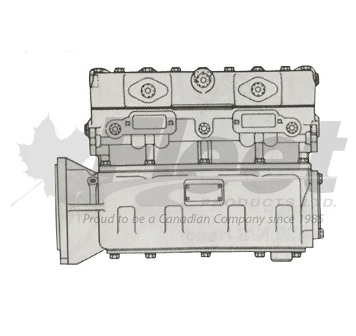 KN14050X TF-1400 Detroit Compressor for air brake systems in heavy-duty trucks