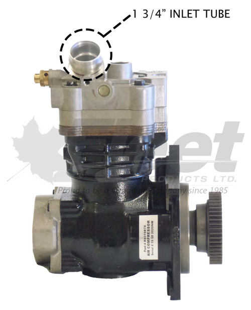 K031987X BA-921 Detroit reman air compressor with 1-3/4" inlet for DD13/DD15, flange mount, water/air cooled, top discharge K031987X BA-921 Detroit reman air compressor with 1-3/4" inlet for DD13/DD15, flange mount, water/air cooled, top discharge