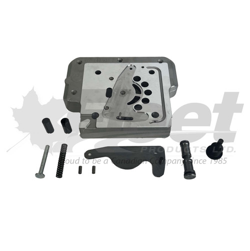 9111539214 wabco 85mm intermediate head plate and unloader for ss318 compressor, m18 water port, m27 discharge port