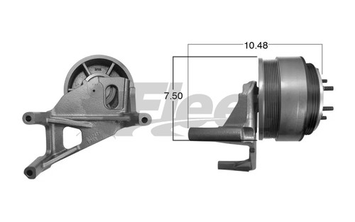 KB799381X reman Horton Drivemaster fan clutch for Western Star with Mercedes-Benz MBE4000, 8PK pulley, OEM replacement, two-speed. KB799381X reman Horton Drivemaster fan clutch for Western Star with Mercedes-Benz MBE4000, 8PK pulley, OEM replacement, two-speed.