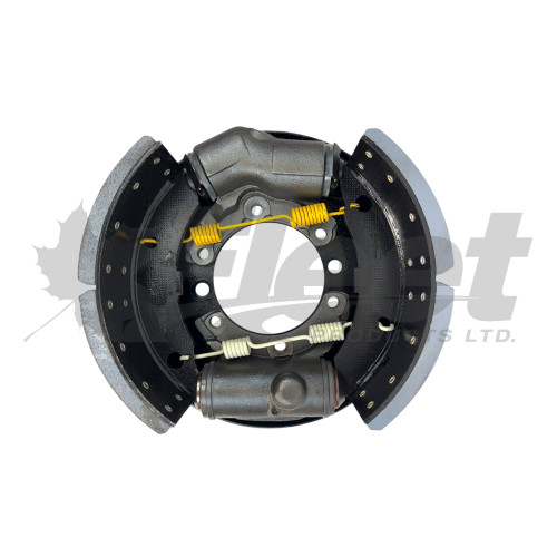 202262X RH Lucas Girling brake backing plate assembly with 7" shoes, 1.75" bore, RC-01 valve, ATF hydraulic brake system E-9422X, RH202262X, E-11826