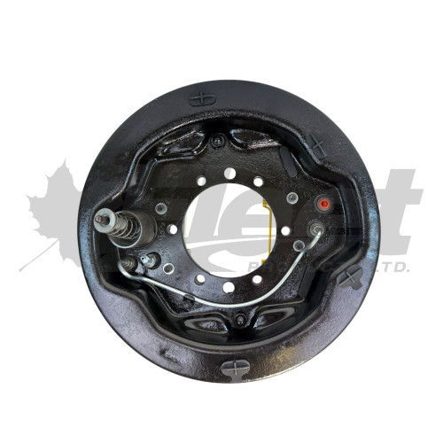202271X Lucas Girling RH backing plate, 6- shoe compatible, hydraulic drum brake, Ford LN truck fitment 202271, RH203261, E-11829, E9423