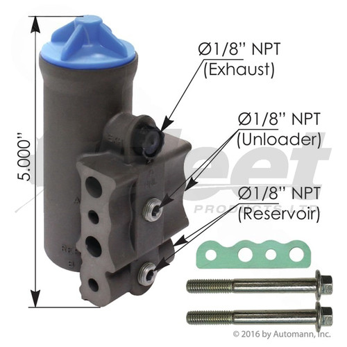 S4324709202 air brake compressor governor kit for WABCO System Saver 1200 Plus air dryers