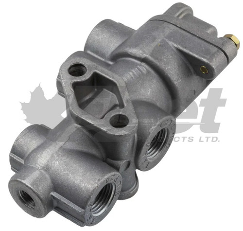 065706-g tractor protection valve tp-3dc for heavy-duty trucks, 1/2 and 3/8 inch ports, fmcss-121 compliant, rear cab mount