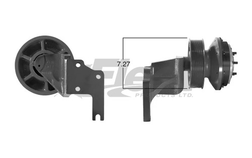 KB798601X Horton Drivemaster reman fan clutch for Cummins ISX on Kenworth/Peterbilt with 2.56 in pilot, 3.50 in bolt circle, 79A8601, 99A8601, 998601