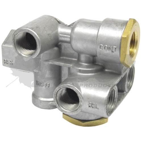 Sealco 110500-G spring brake priority valve, aftermarket control valve for trailer air systems, 4 PSI crack pressure, spring brake control.