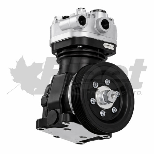 4111415520 WABCO  DAF 1517931 single cylinder 75mm air compressor for Kenworth Peterbilt Volvo Mack trucks base mounted compressor with pulley