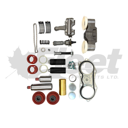 FPKST7 Knorr ST7 axial caliper major repair kit with tappets, guides, chain, cover and bridge parts for trailers