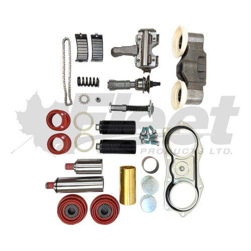 FPKST7 Knorr ST7 axial caliper major repair kit with tappets, guides, chain, cover and bridge parts for trailers