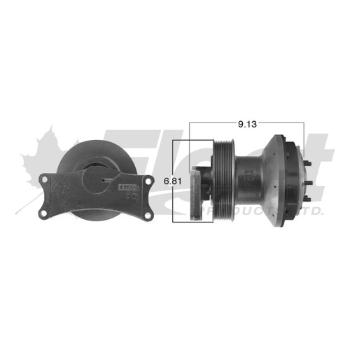 KB797204X | Drivemaster Fan Clutch for Western Star/Detroit DD13