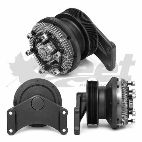 KB799570-2X two-speed DriveMaster fan clutch for Western Star DD13-DD16 with 10PK belt and 6.85 pulley 99A8264, 98A8264, 79A8264, 99A9570-2, 98A9570-2, HOR98A95702, HOR98A9570-2, 99A7204, 79A7204 | Kit Masters 99570-2, KMN20995702, KM N20 995702, KMI995702 | Alliance Truck Parts ABPN20995702, ABP N20 995702 | FLT995702 | BorgWarner 010023623
