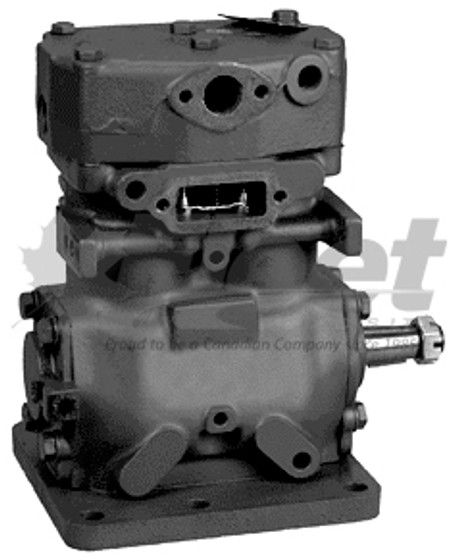 286578X TF-501 compressor, base mount 6-hole, flange discharge, left inlet/outlet, air brake part remanufactured