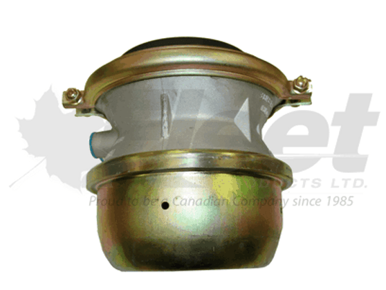 pb3030s250k piggyback brake chamber kit for standard type 30 applications, 2.5 inch stroke, with clamp and diaphragm