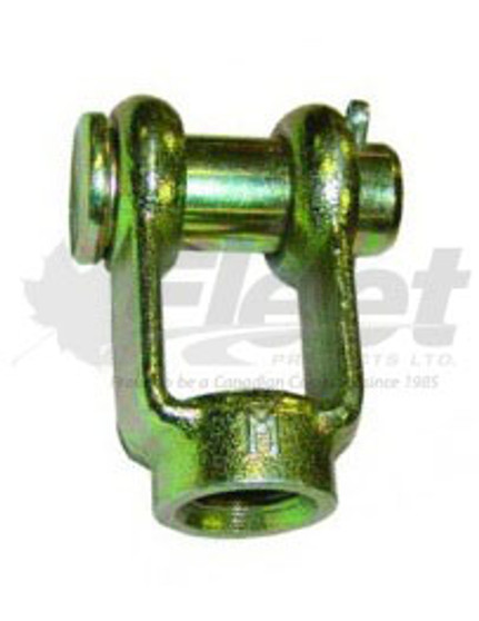 205948 clevis assembly for air brake chambers, 1/2" thread, 1/2" pin, steel, fits heavy-duty brake linkage