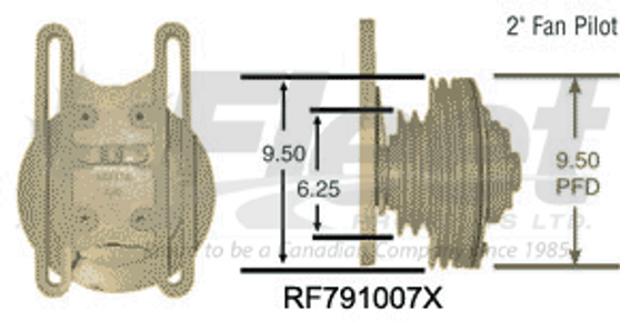 Horton Fan Clutch - HTS Advantage (KB791007X) 