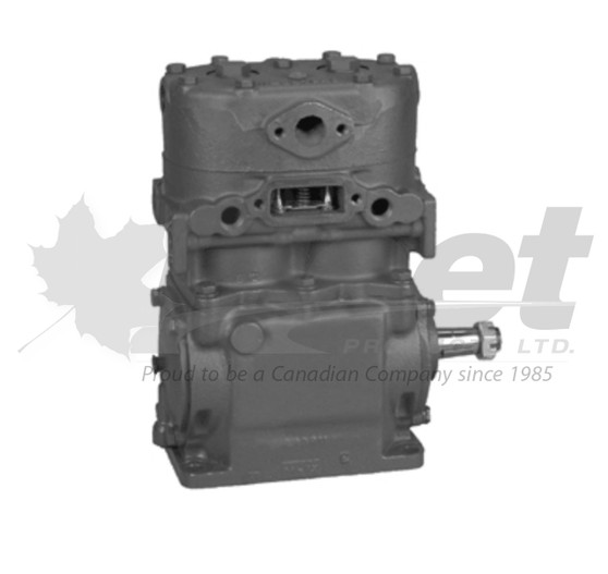 228366X TF-500 compressor with right ports, side mount, water-cooled, 4-hole base for Ford truck fitment