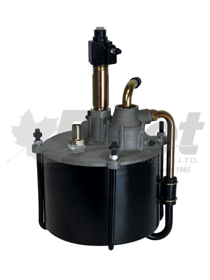 374980 new hydrovac piston brake booster for CO180 trucks, 9.5 inch diameter, 17.3 inch length, vacuum assisted, no core